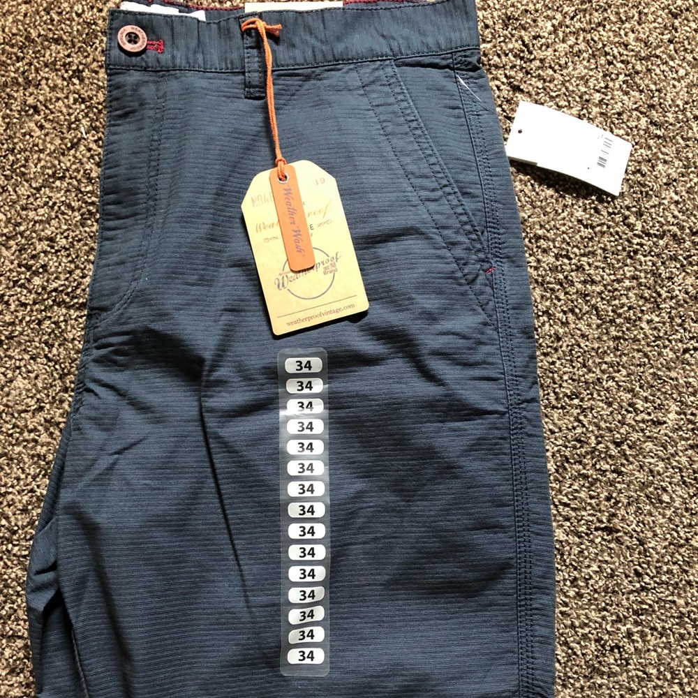 Men’s Weatherproof Vintage shorts size 34 NWT